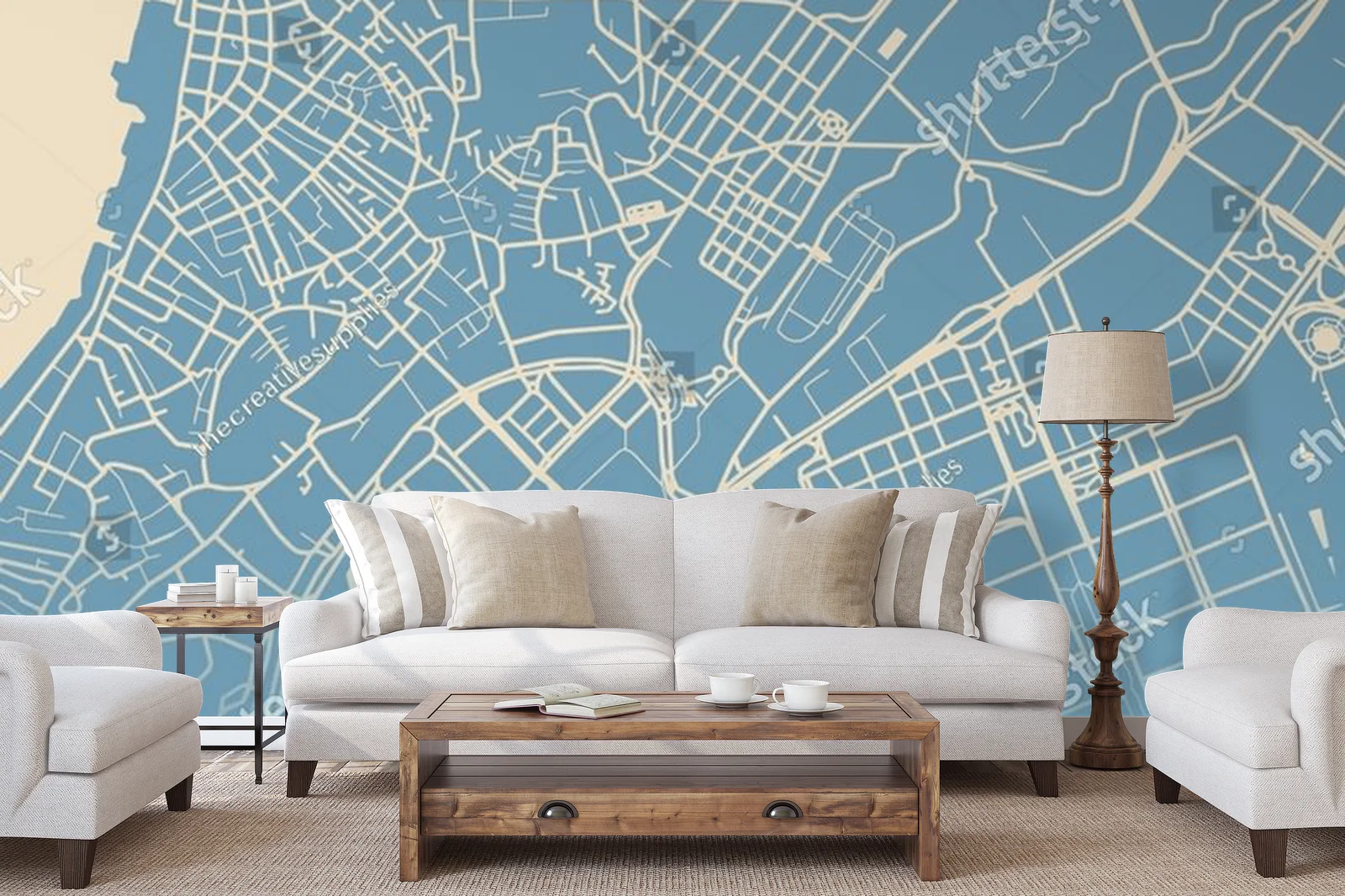 Zjawiskowa mapa makau w pastelowych odcieniach