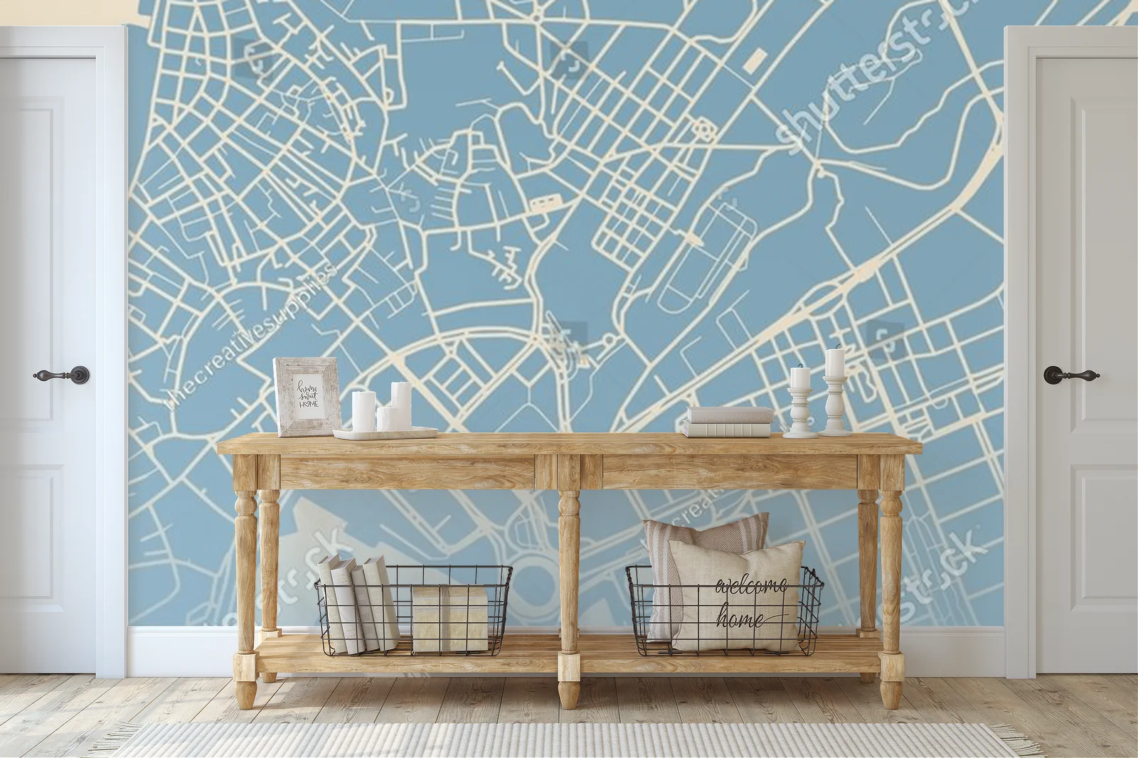 Zjawiskowa mapa makau w pastelowych odcieniach