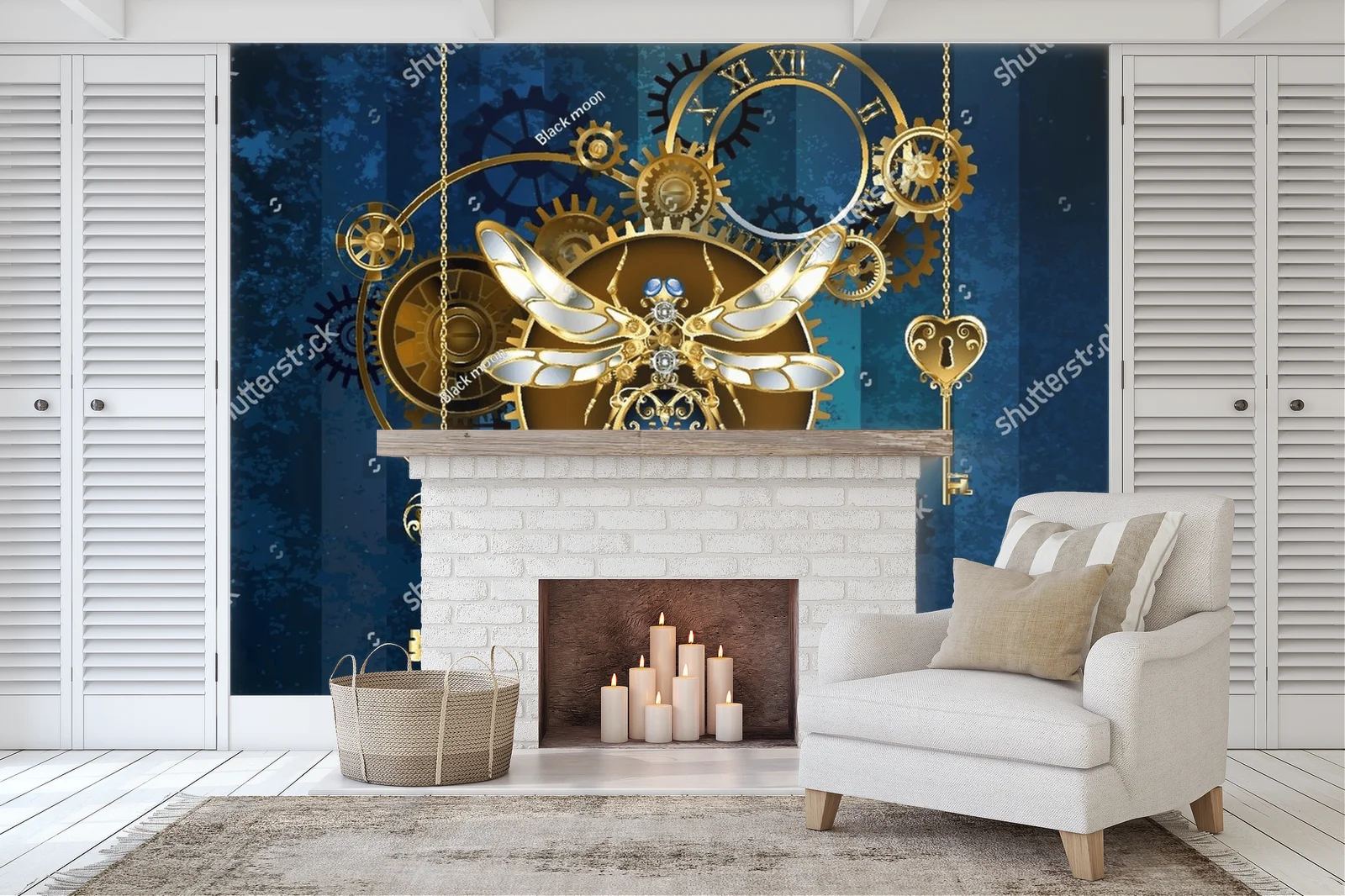 Mechaniczny owad w steampunkowym stylu