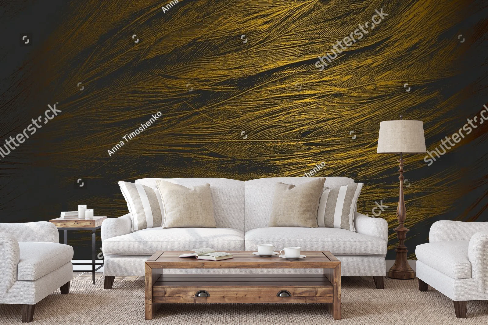 Ekskluzywny metaliczny gradient w odcieniach czerni i złota