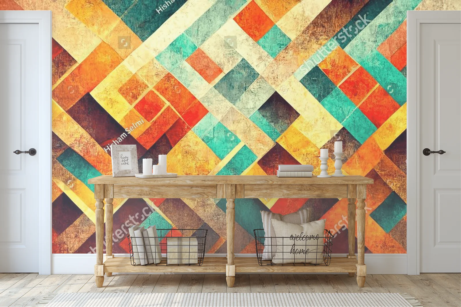 Abstrakcyjna harmonia pastelowych odcieni