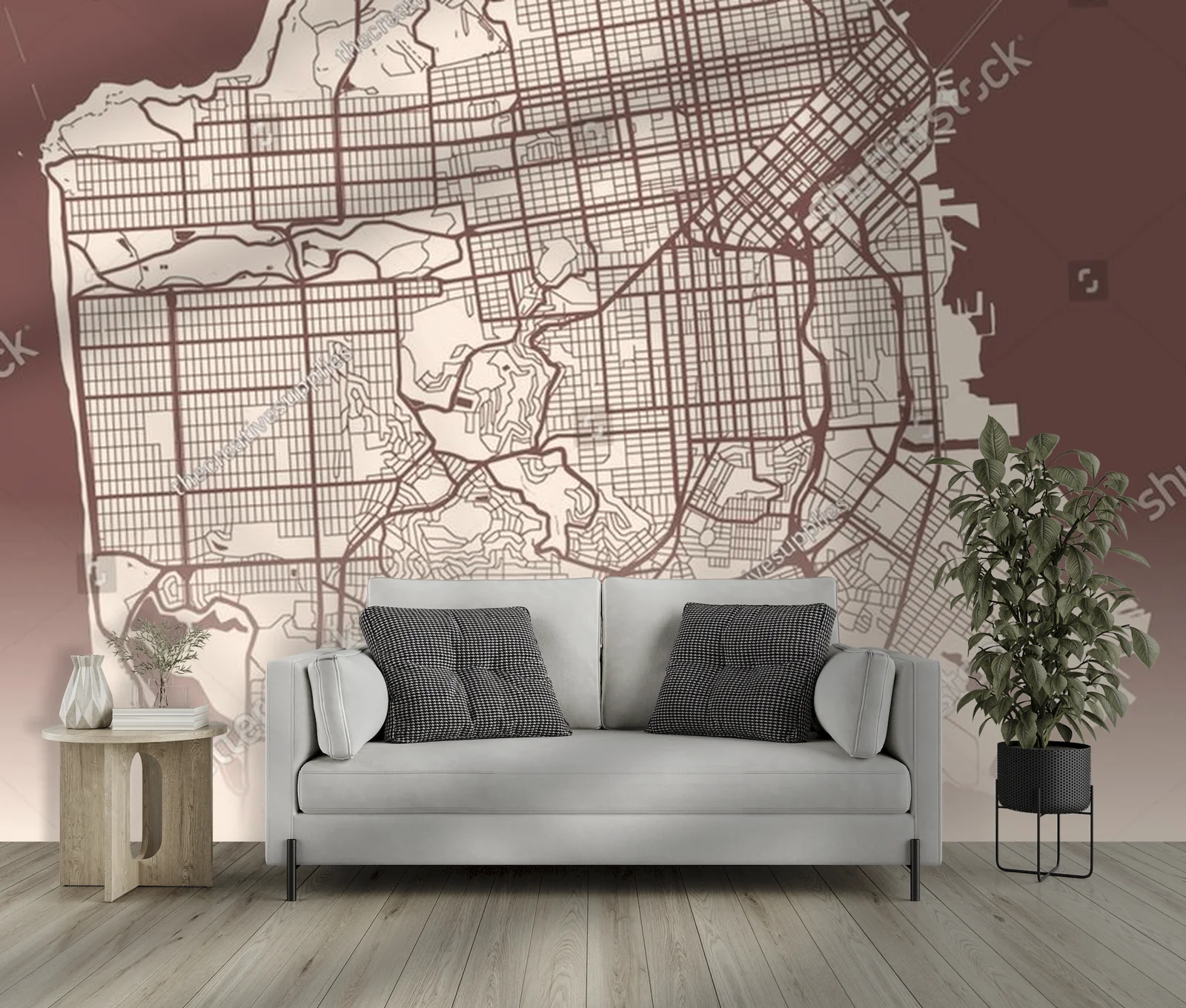 Subtelne odcienie San Francisco w eleganckim stylu