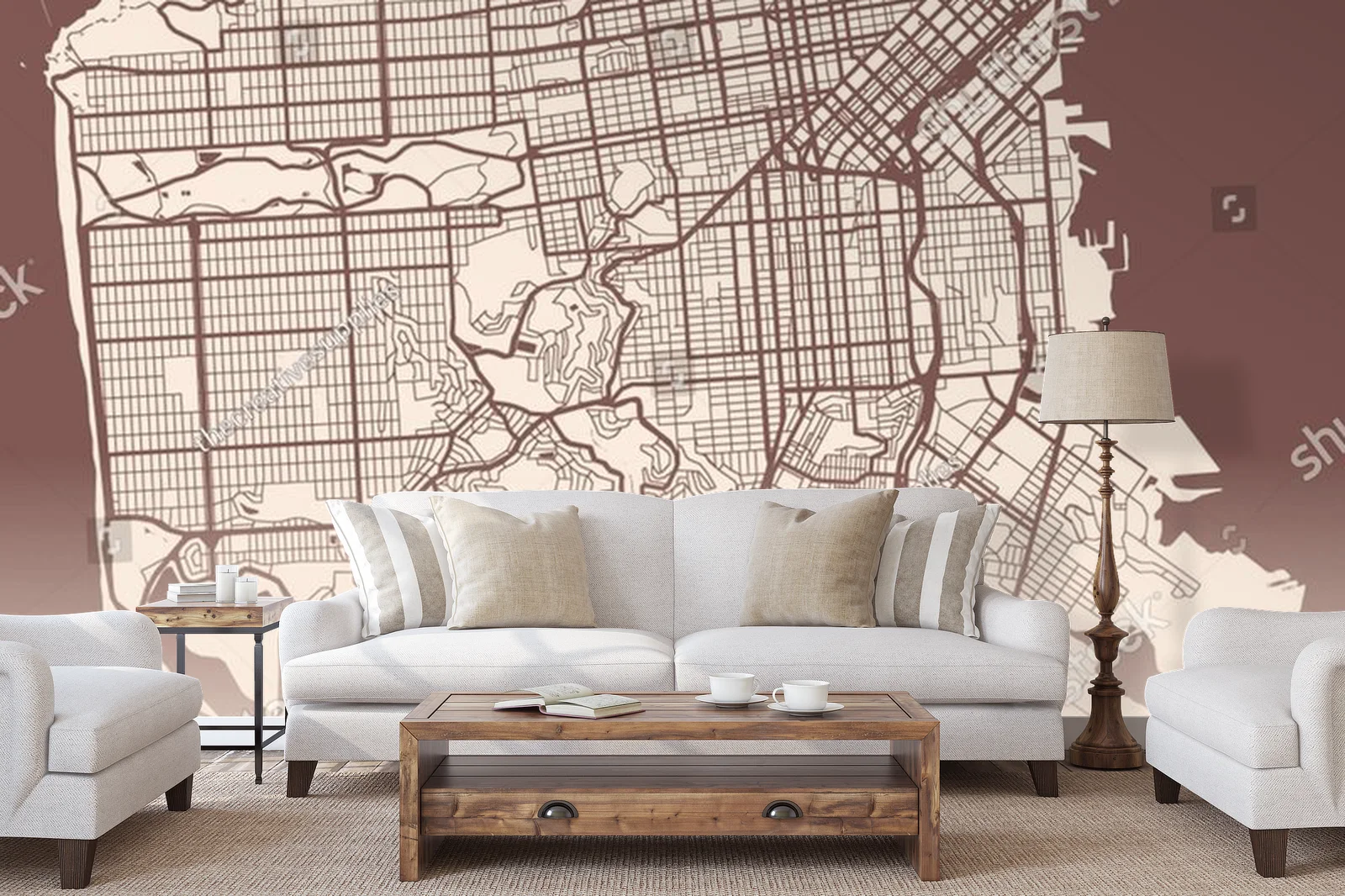 Subtelne odcienie San Francisco w eleganckim stylu