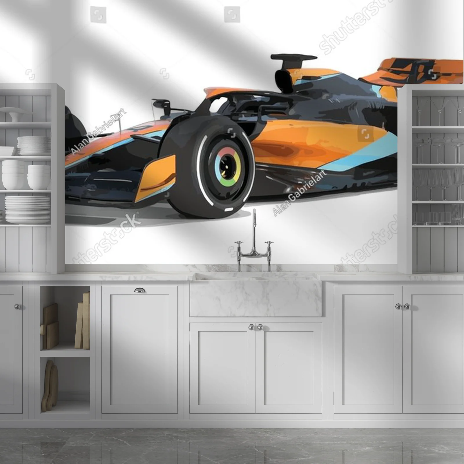 Energetyzujący wyścigowy design w intensywnych barwach