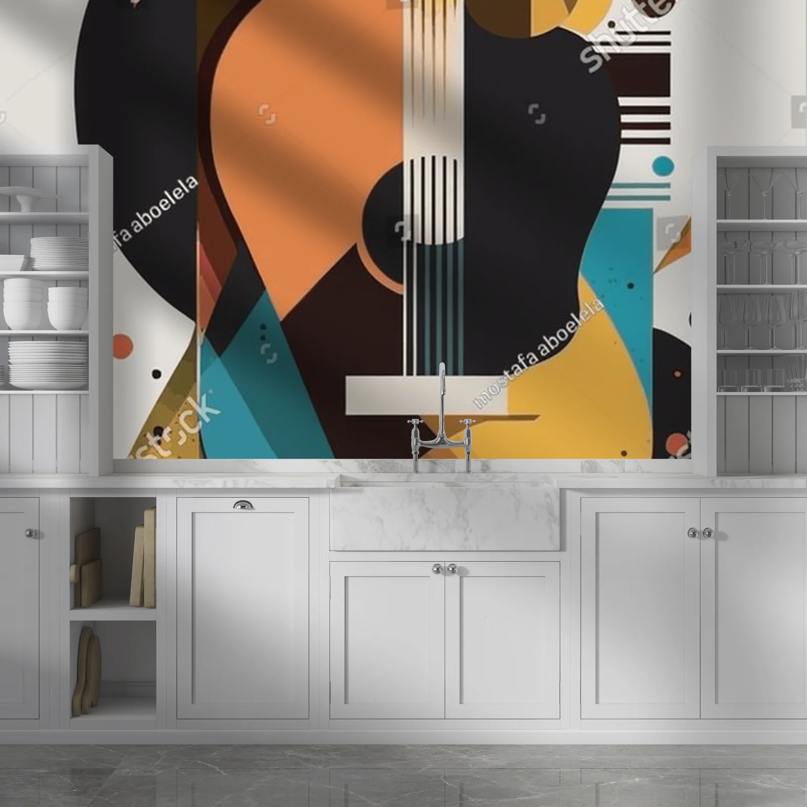 Wibrujące instrumenty w kolorowej harmonii