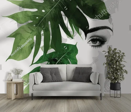 Botaniczna kompozycja w minimalistycznym stylu boho