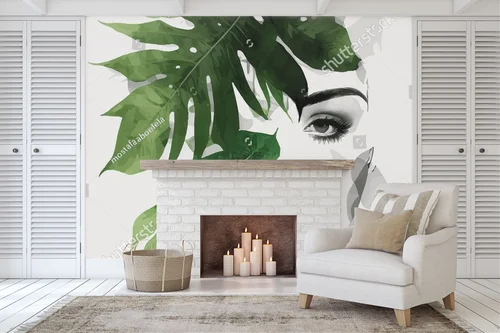 Botaniczna kompozycja w minimalistycznym stylu boho