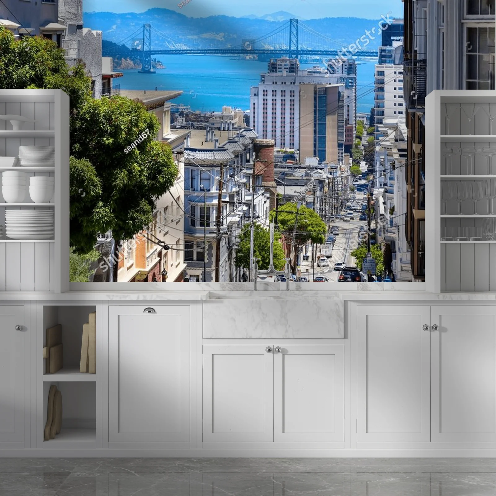 Harmonijny pejzaż San Francisco w zachwycających barwach