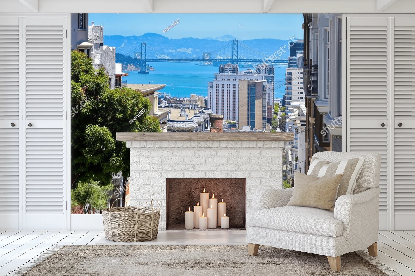 Harmonijny pejzaż San Francisco w zachwycających barwach