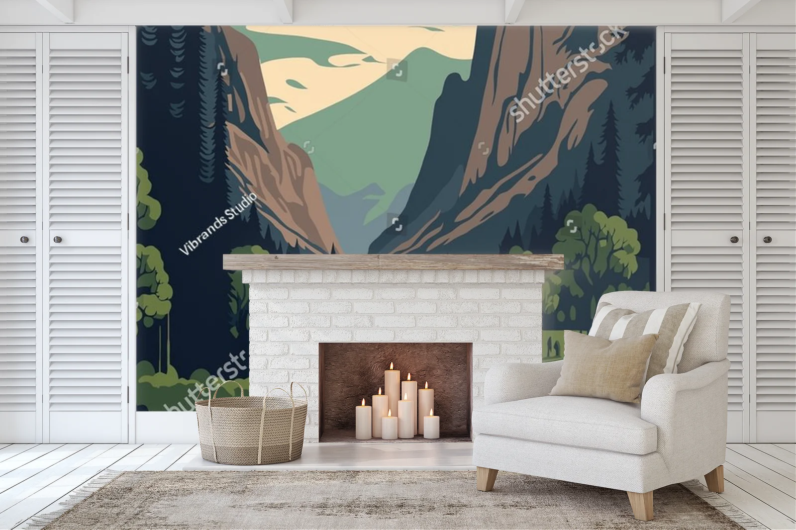 El Capitan w parku Yosemite – stylowa kompozycja