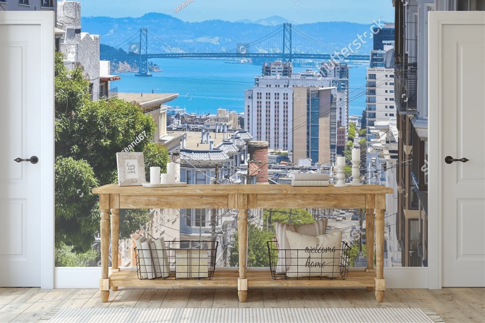 Harmonijny pejzaż San Francisco w zachwycających barwach