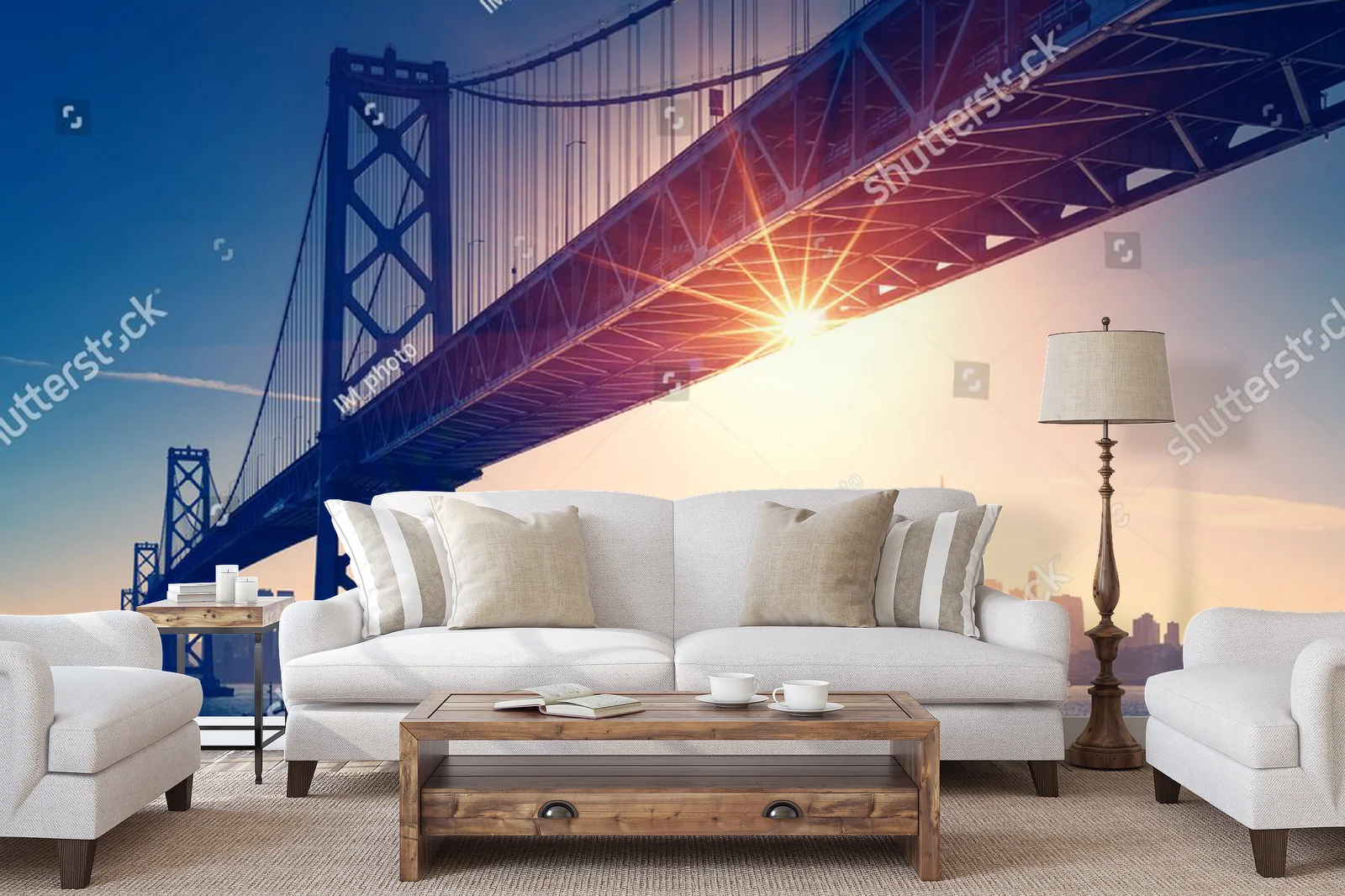 Zachwycający widok San Francisco w wieczornych barwach