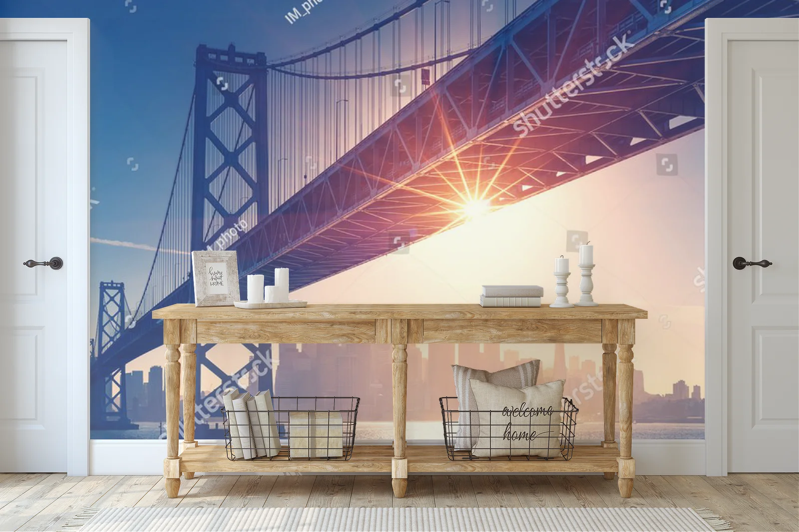 Zachwycający widok San Francisco w wieczornych barwach