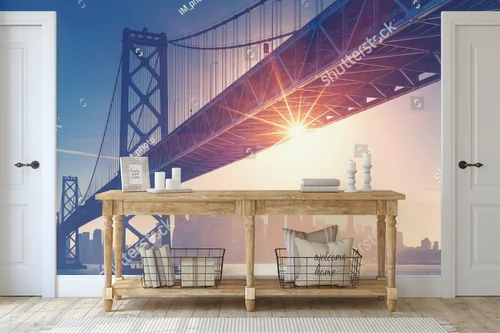 Zachwycający widok San Francisco w wieczornych barwach