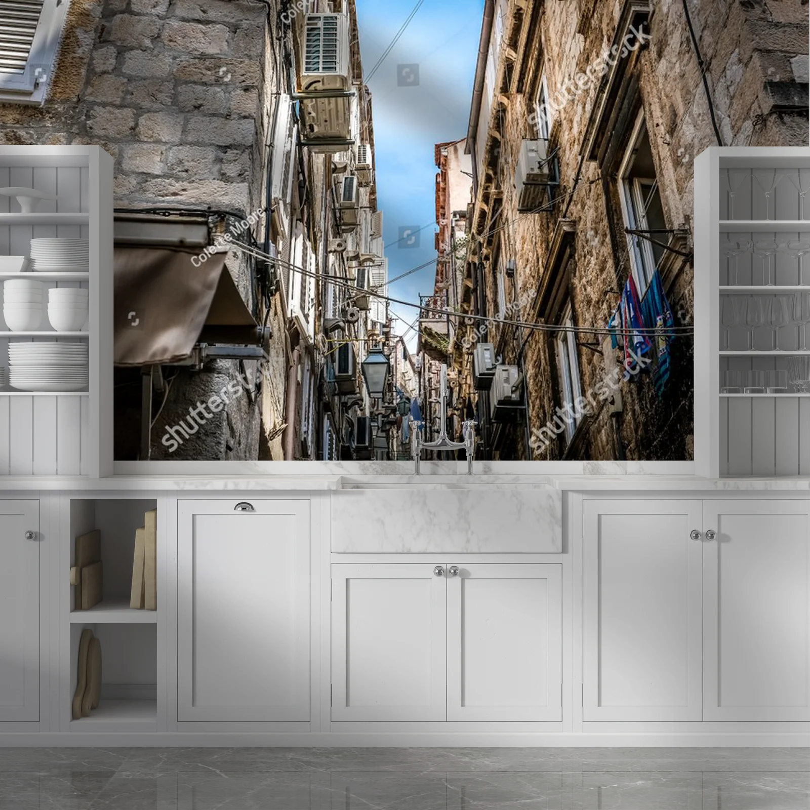 Urokliwe aleje Starego Miasta Dubrovnika