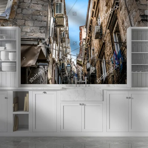 Urokliwe aleje Starego Miasta Dubrovnika