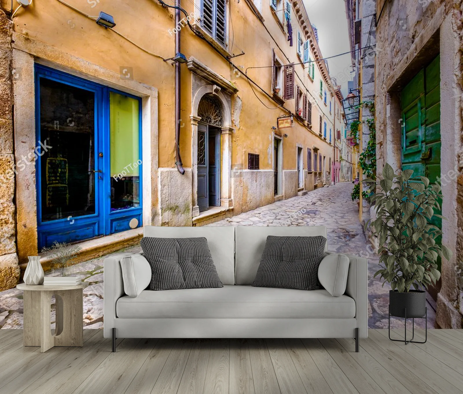 Czarująca architektura Rovinj w odcieniach letniego nieba