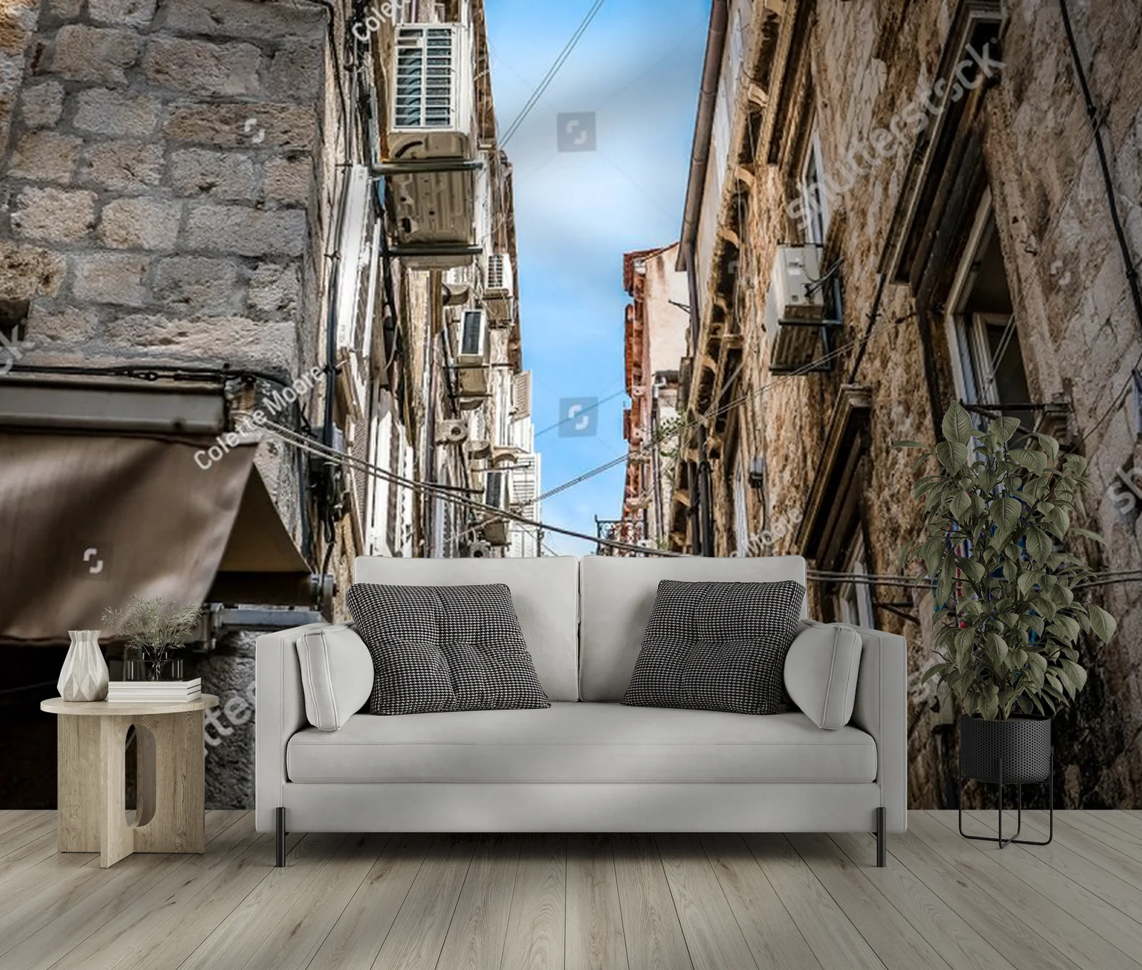 Urokliwe aleje Starego Miasta Dubrovnika