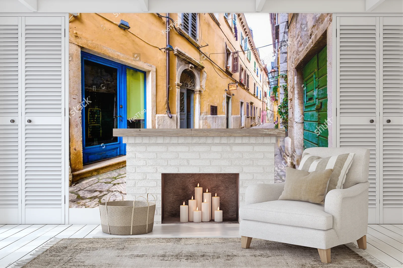 Czarująca architektura Rovinj w odcieniach letniego nieba