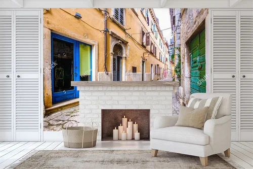 Czarująca architektura Rovinj w odcieniach letniego nieba
