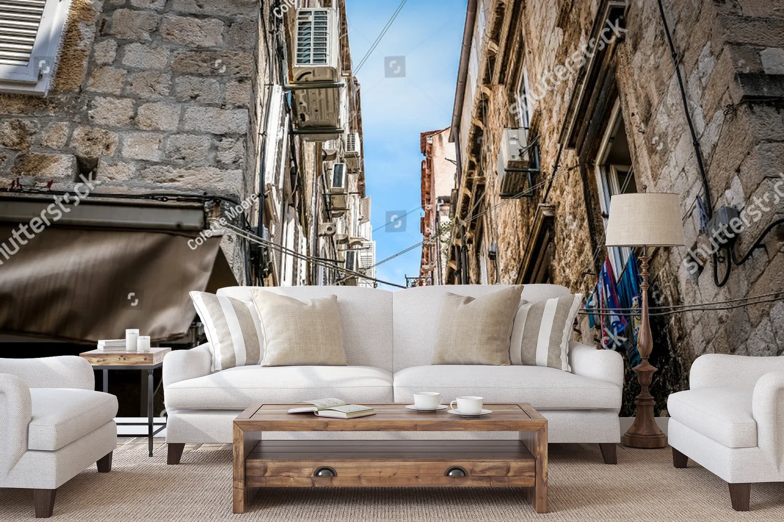 Urokliwe aleje Starego Miasta Dubrovnika