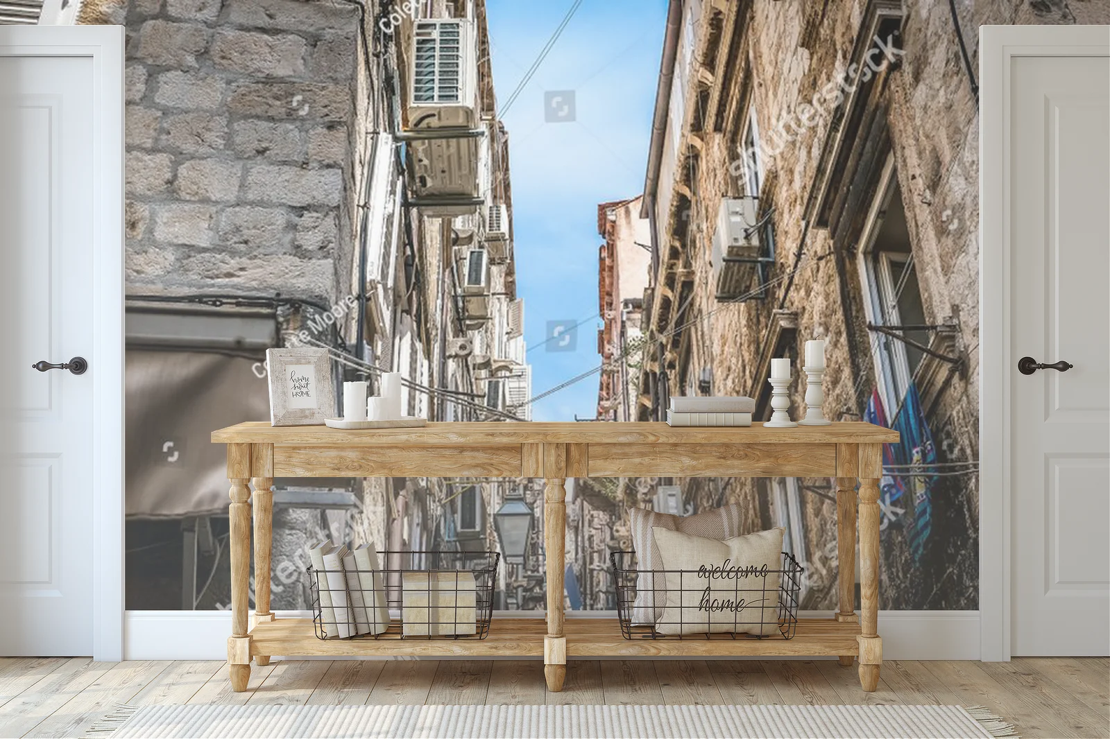 Urokliwe aleje Starego Miasta Dubrovnika
