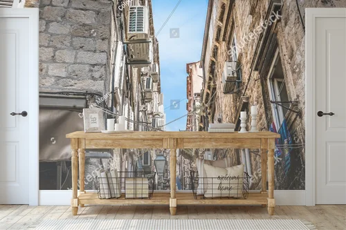 Urokliwe aleje Starego Miasta Dubrovnika