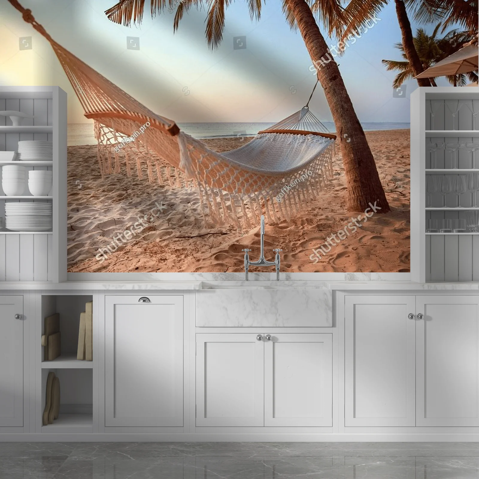 Idylla tropicalnego raju w zachęcających barwach