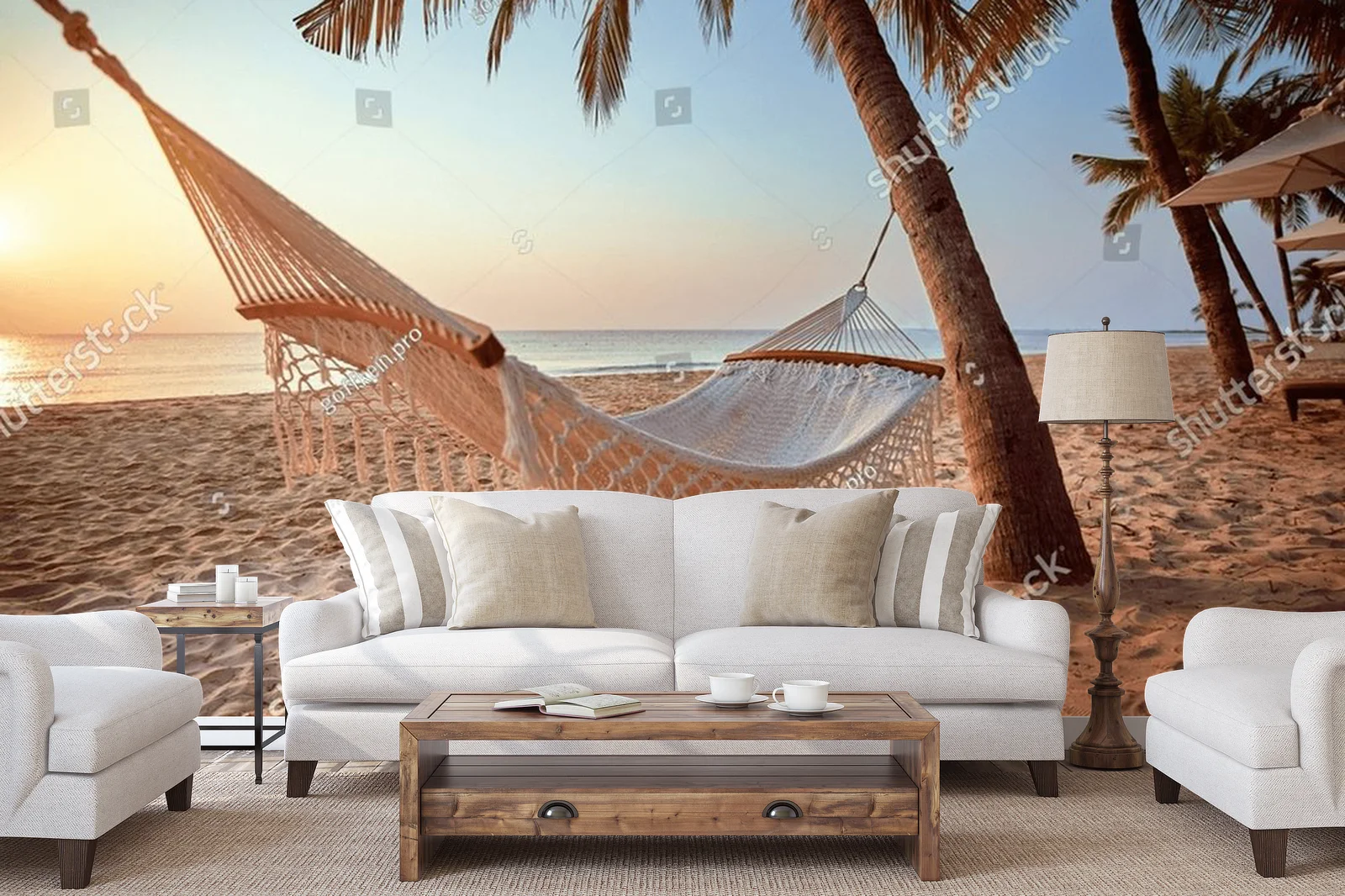 Idylla tropicalnego raju w zachęcających barwach