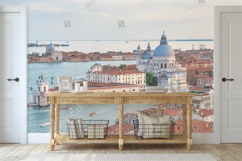 Wenecja: Romantyczny widok na Canal Grande