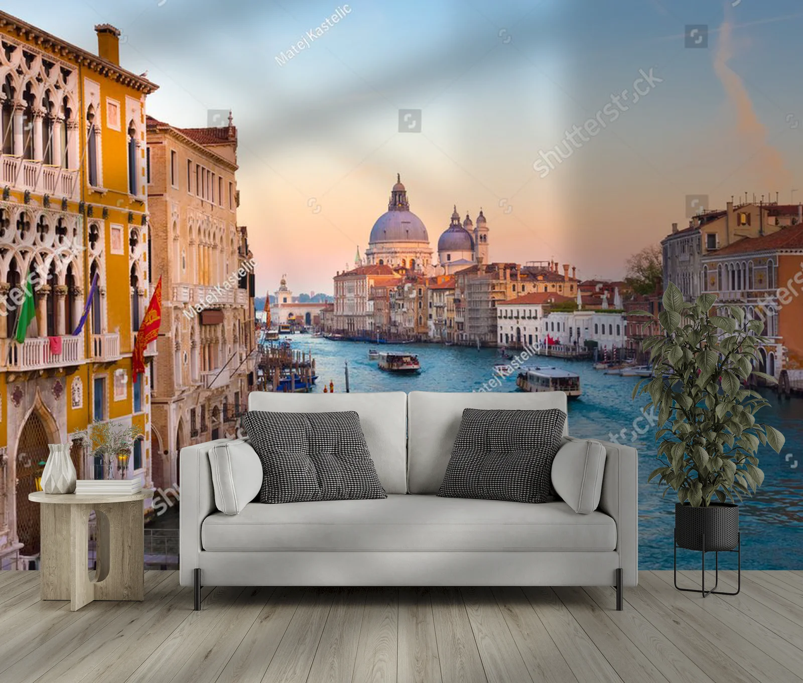 Zachwyt nad Grand Canal w romantycznym Wenecji