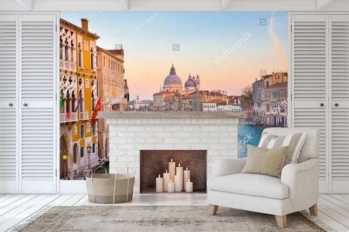 Zachwyt nad Grand Canal w romantycznym Wenecji