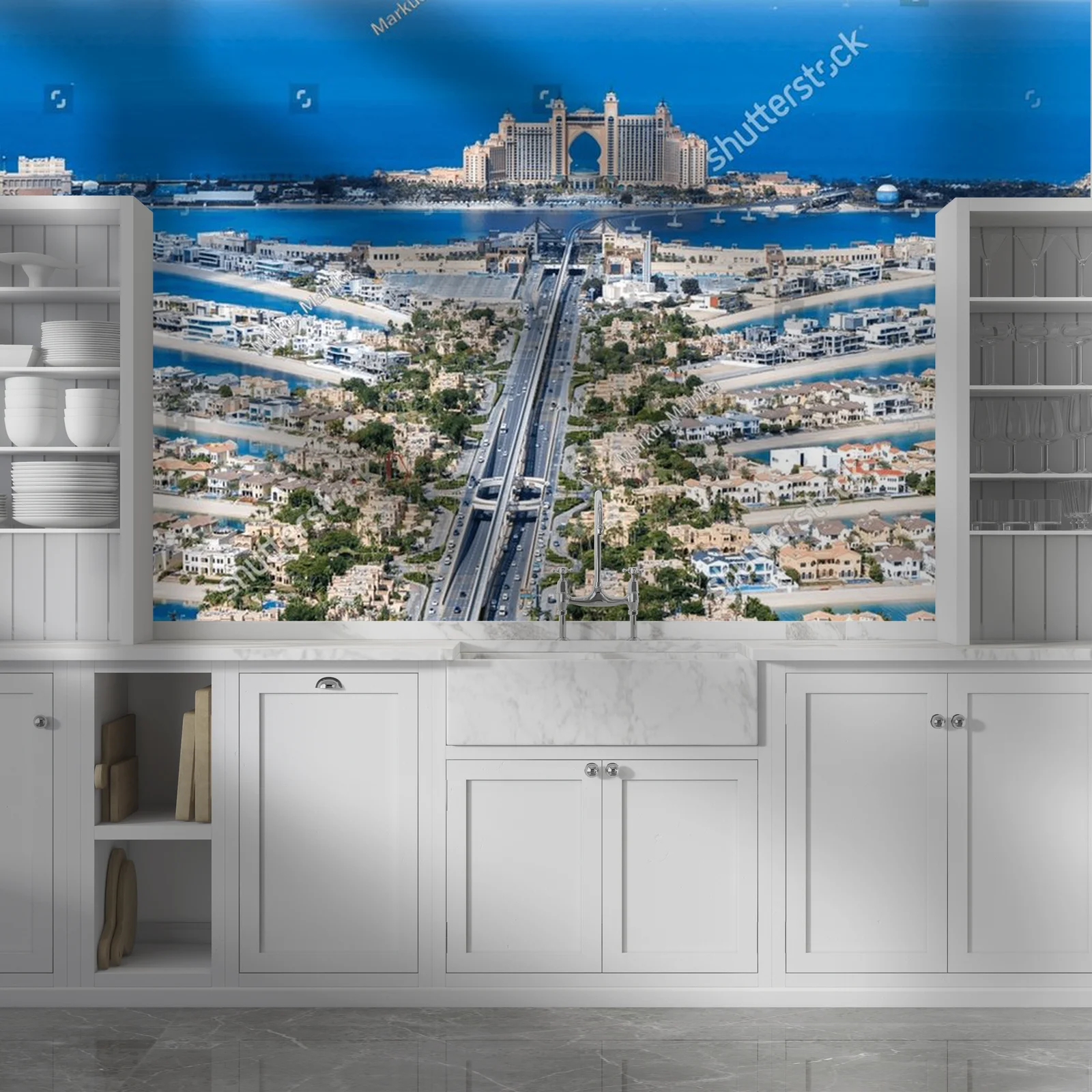 Luksusowa perspektywa Palm Jumeirah w Dubaju