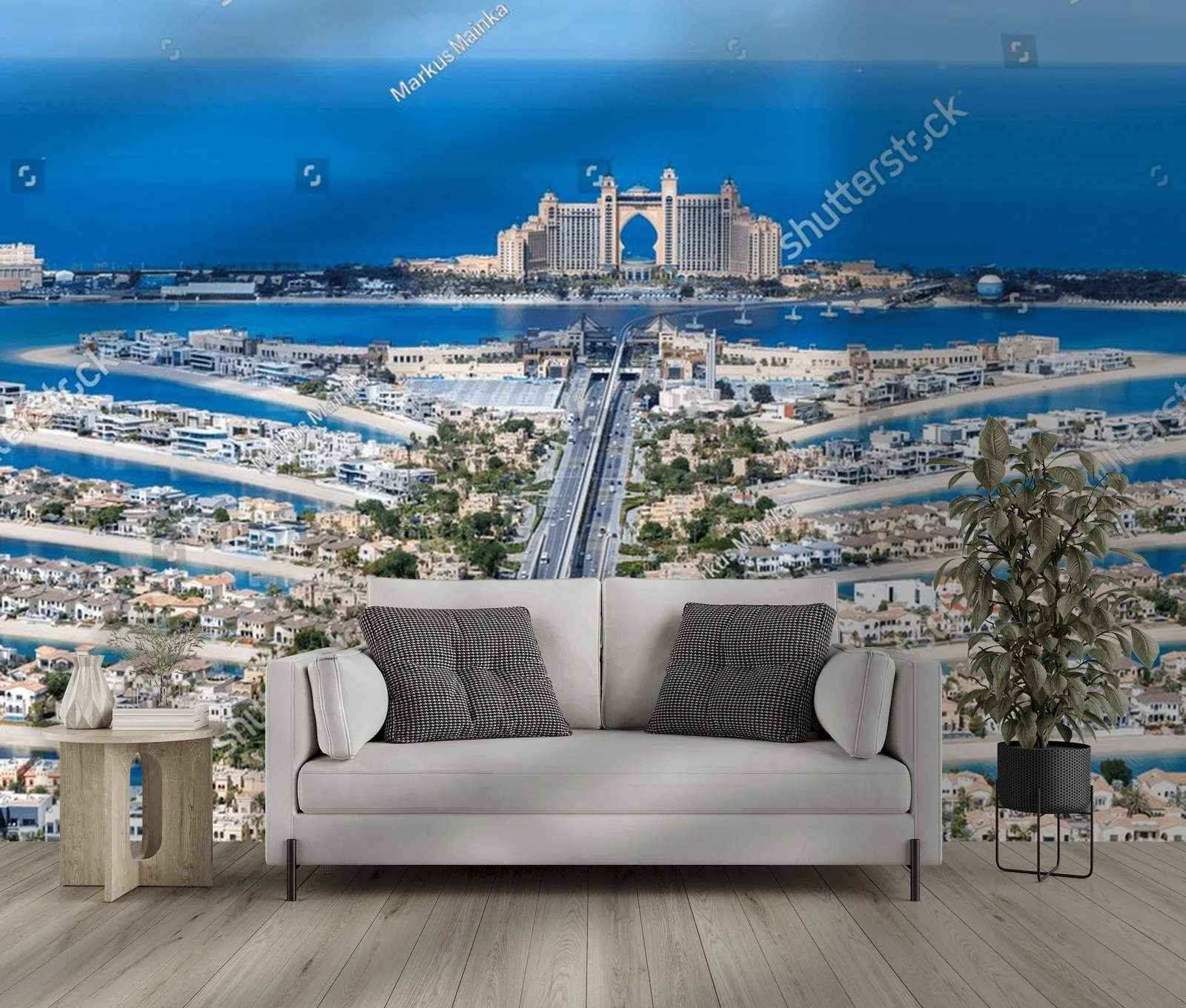 Luksusowa perspektywa Palm Jumeirah w Dubaju