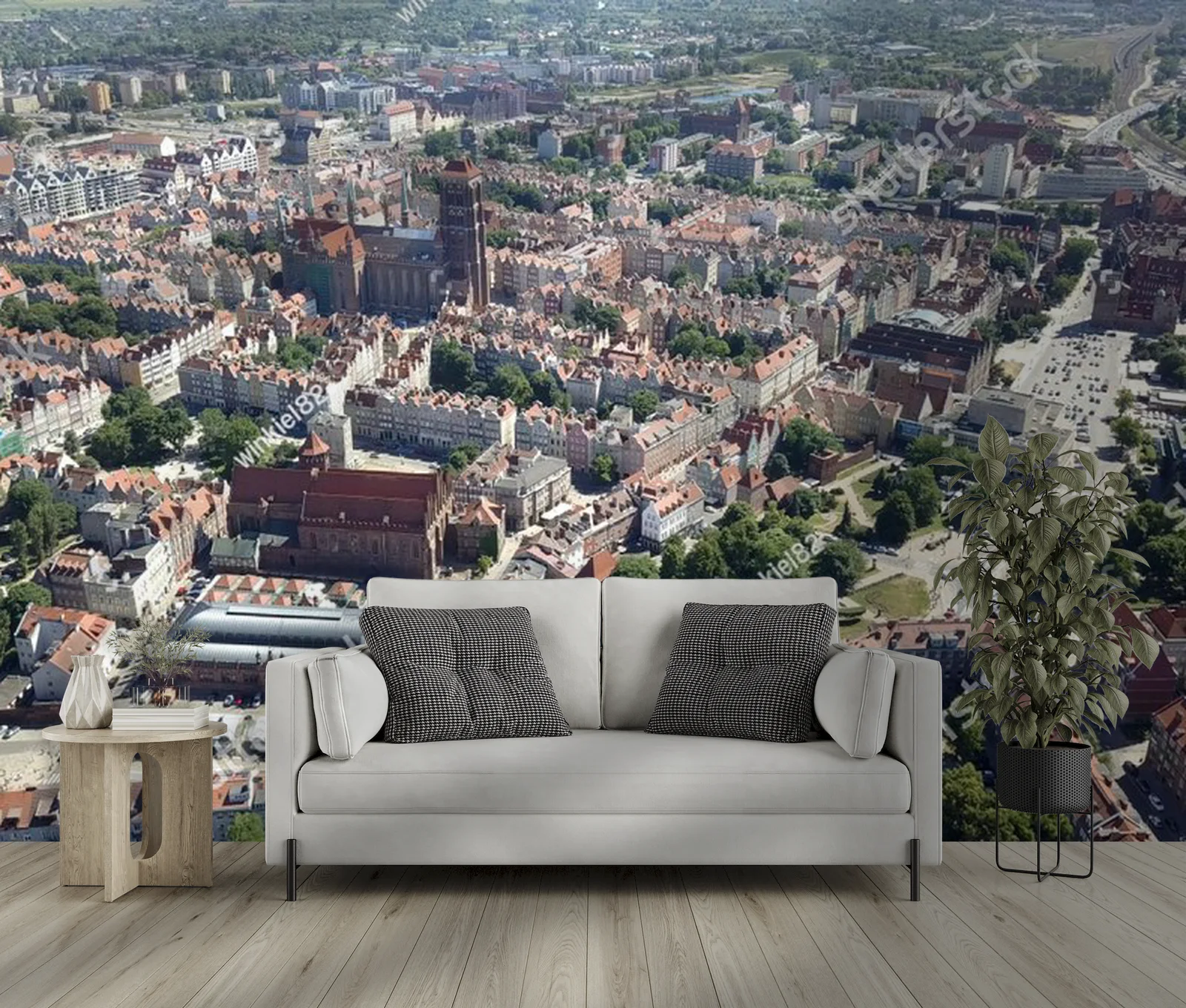 Panorama Gdańska – urok letniego nieba