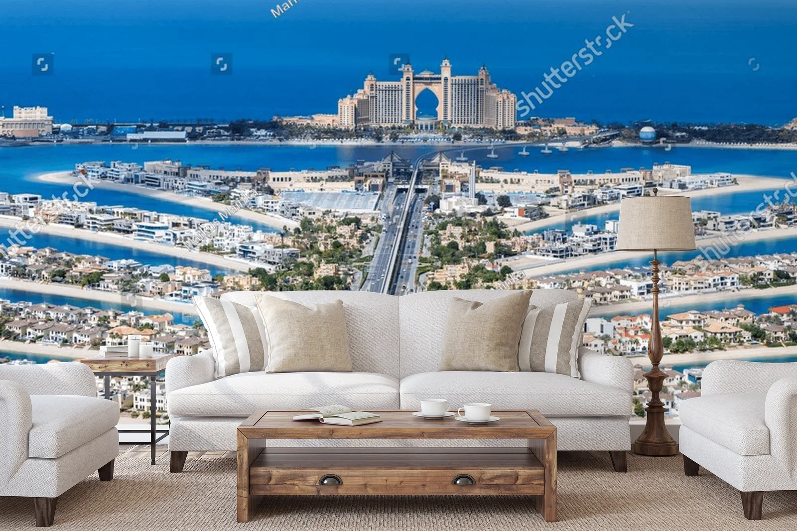 Luksusowa perspektywa Palm Jumeirah w Dubaju