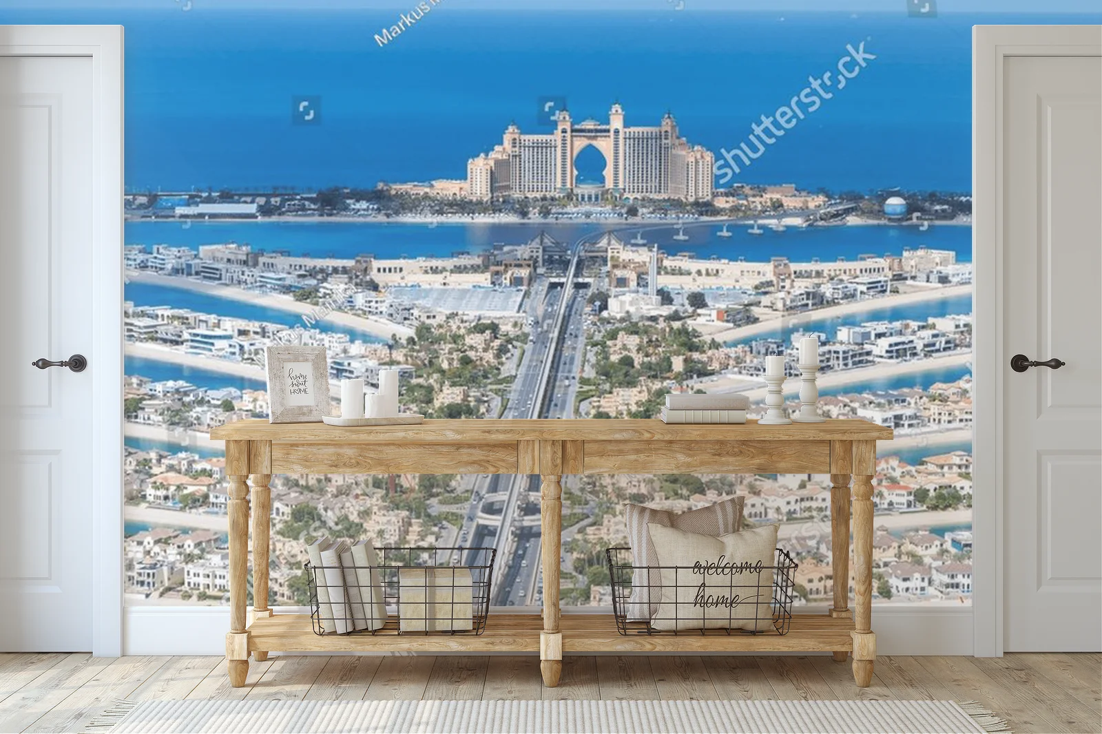 Luksusowa perspektywa Palm Jumeirah w Dubaju