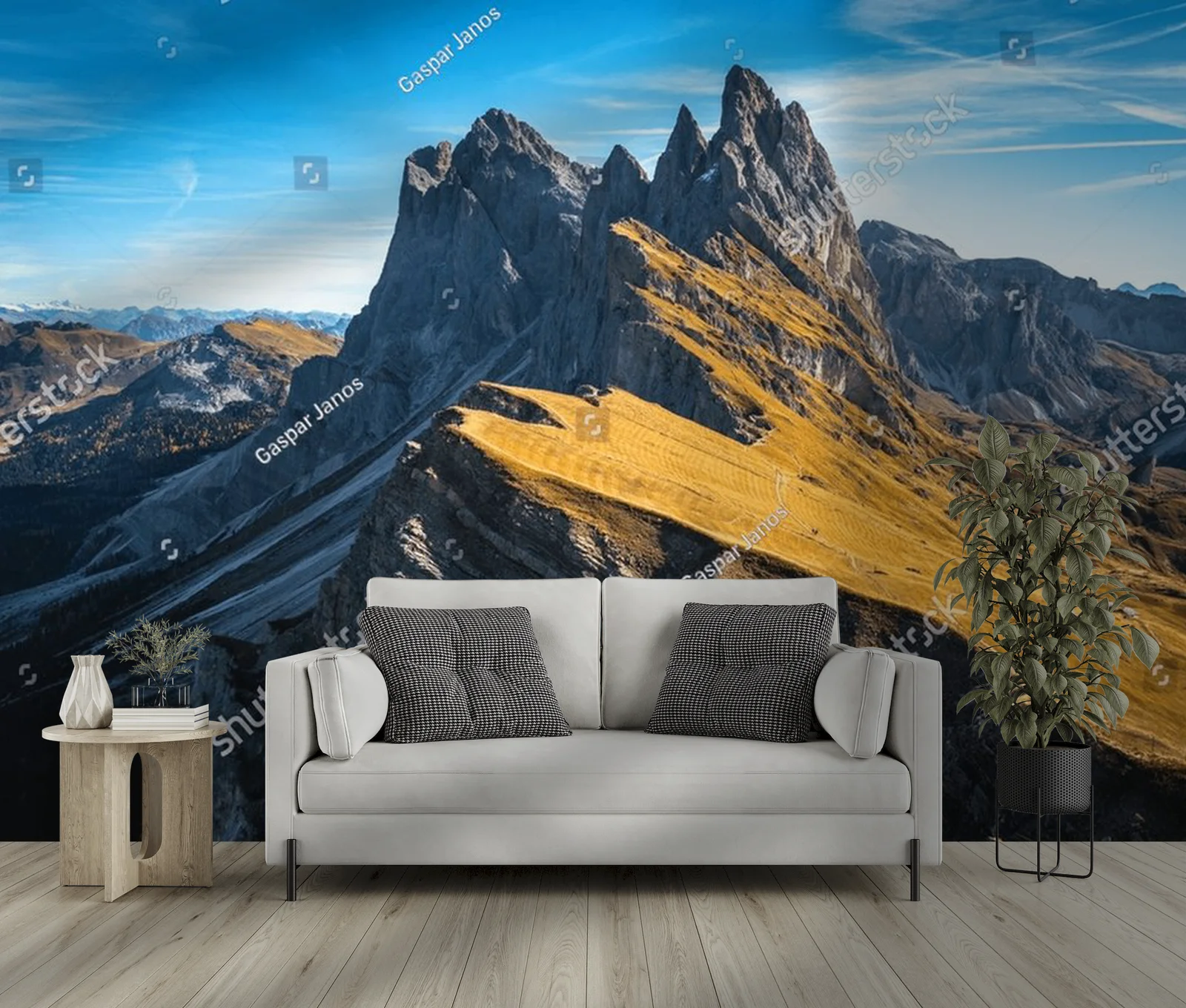 Czarująca panorama Secedy w Dolomitach