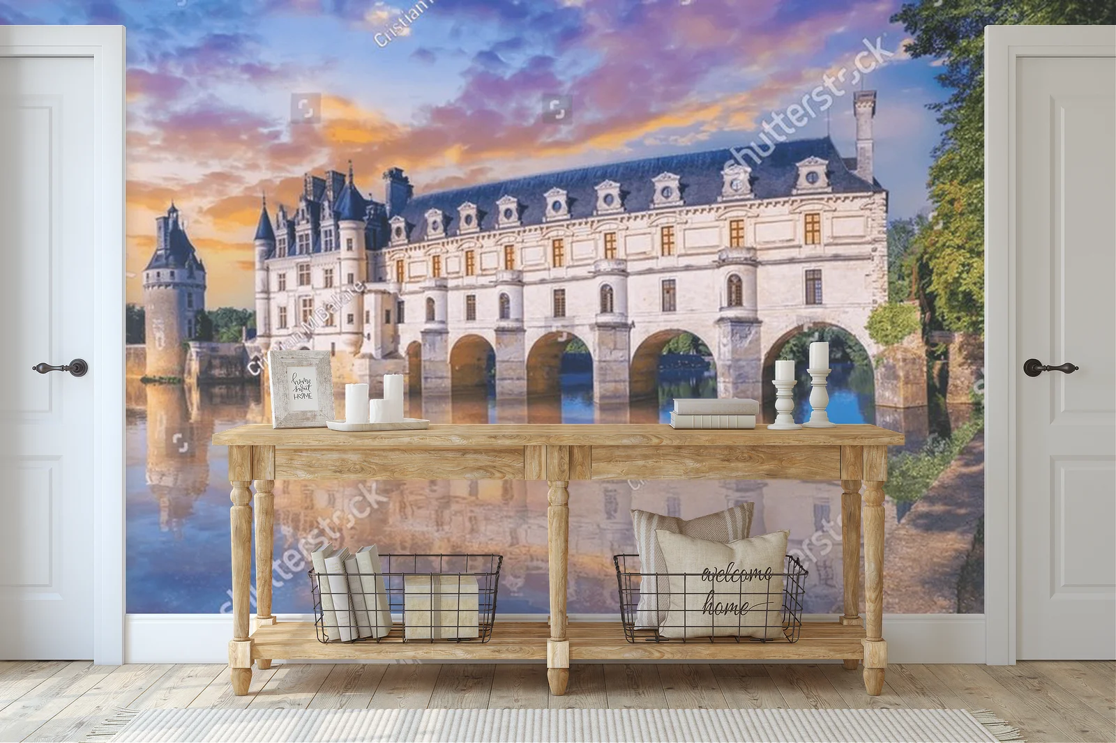 Złote refleksy na rzece Cher: zamek Chenonceau