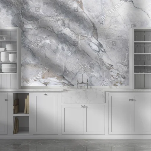 Elegancka kompozycja z naturalnym marmurem