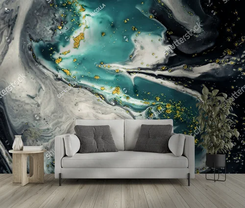 Głębia oceanu w eleganckich odcieniach szarości