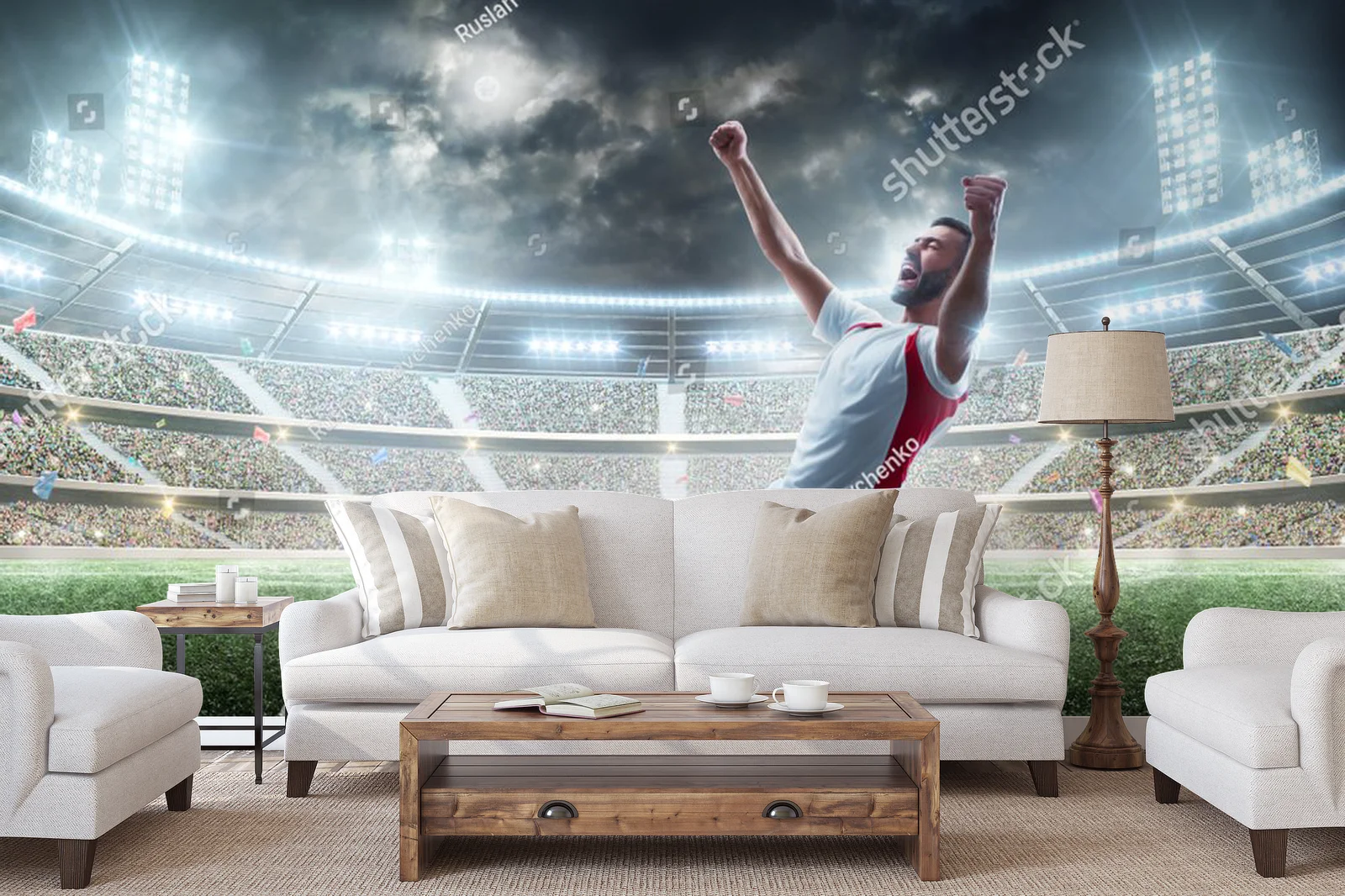 Euforia zwycięstwa na zielonym stadionie