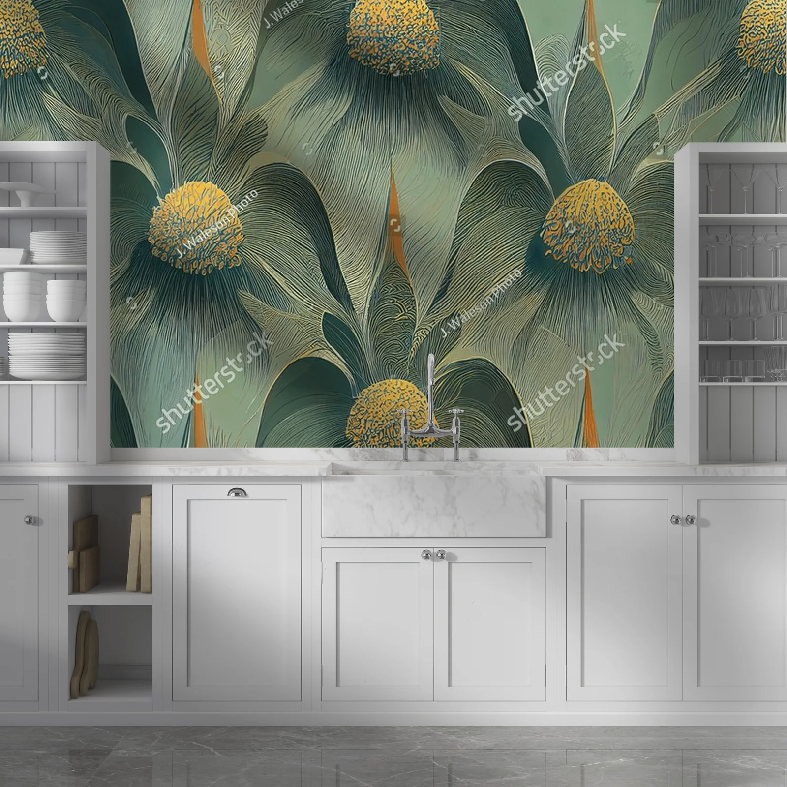 Elegancka harmonia kolorów w stylu Art Deco