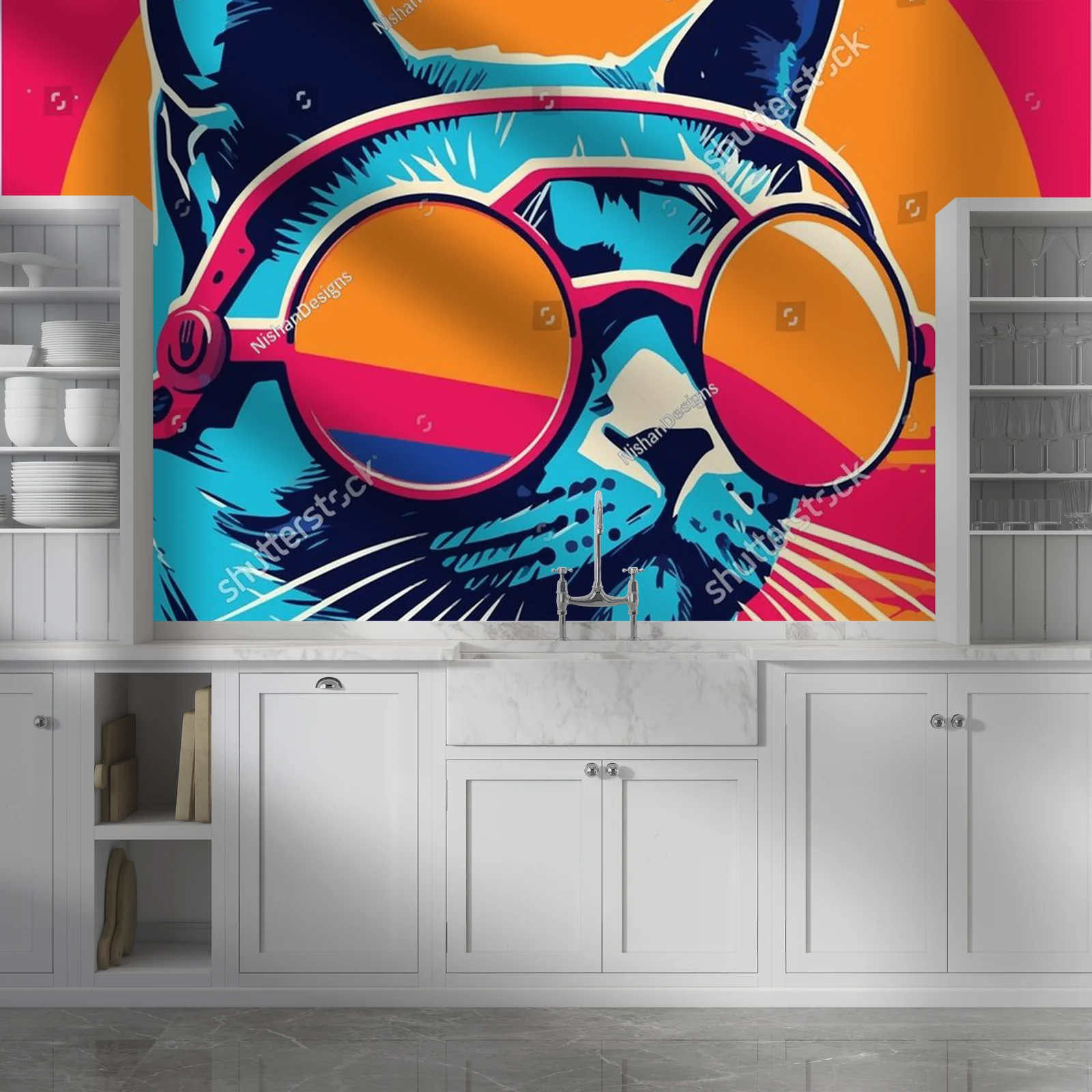Feline magii w wyrazistych barwach radości