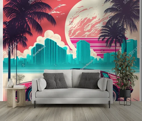 Sportowy styl Miami w letnich kolorach