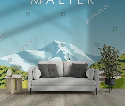 Nostalgiczny krajobraz Malter w odcieniach słońca