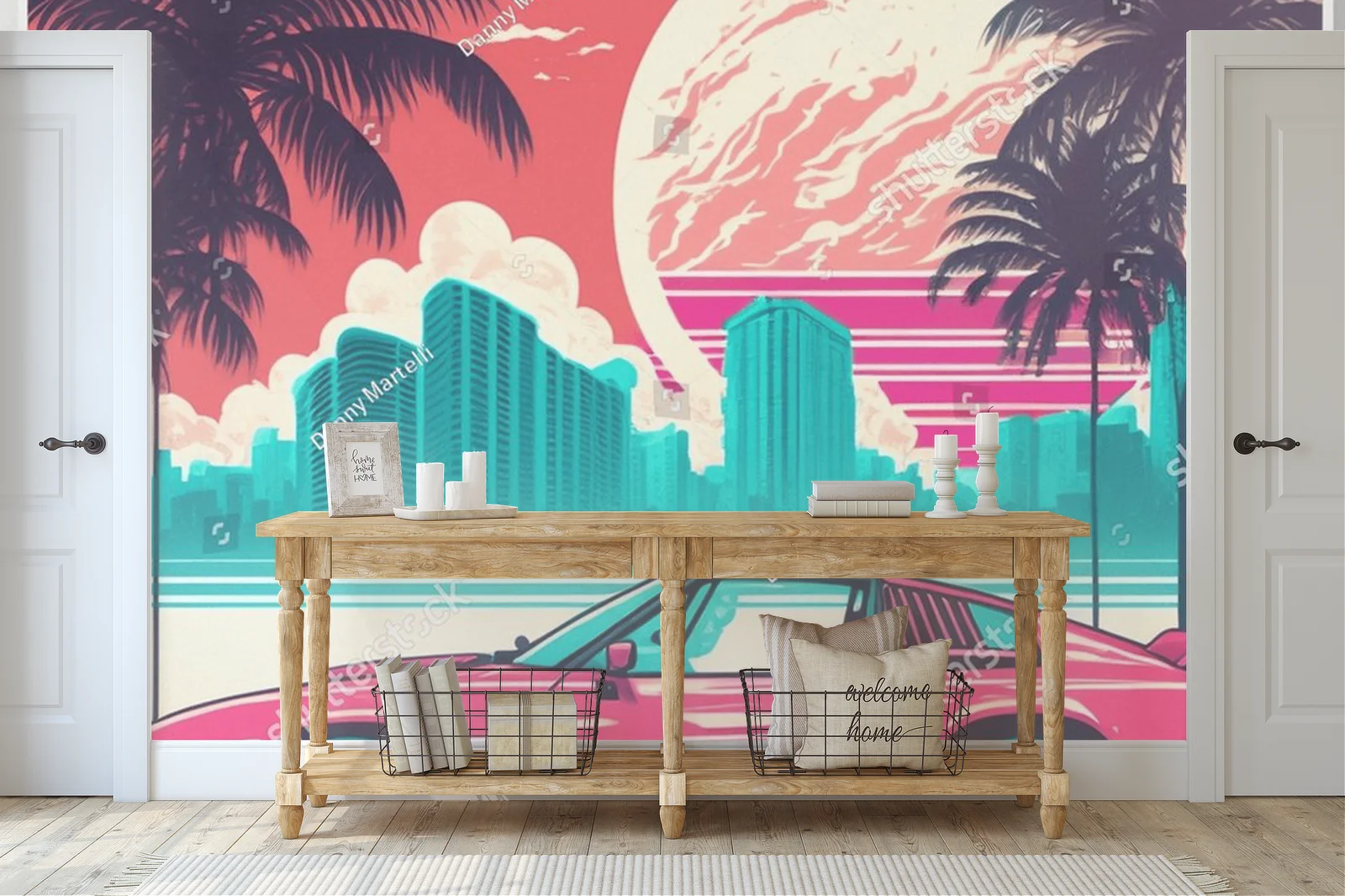Sportowy styl Miami w letnich kolorach