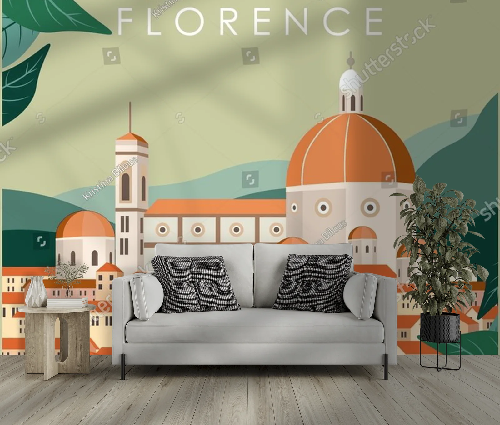 Florencja: Urok ulicy w pastelowych barwach