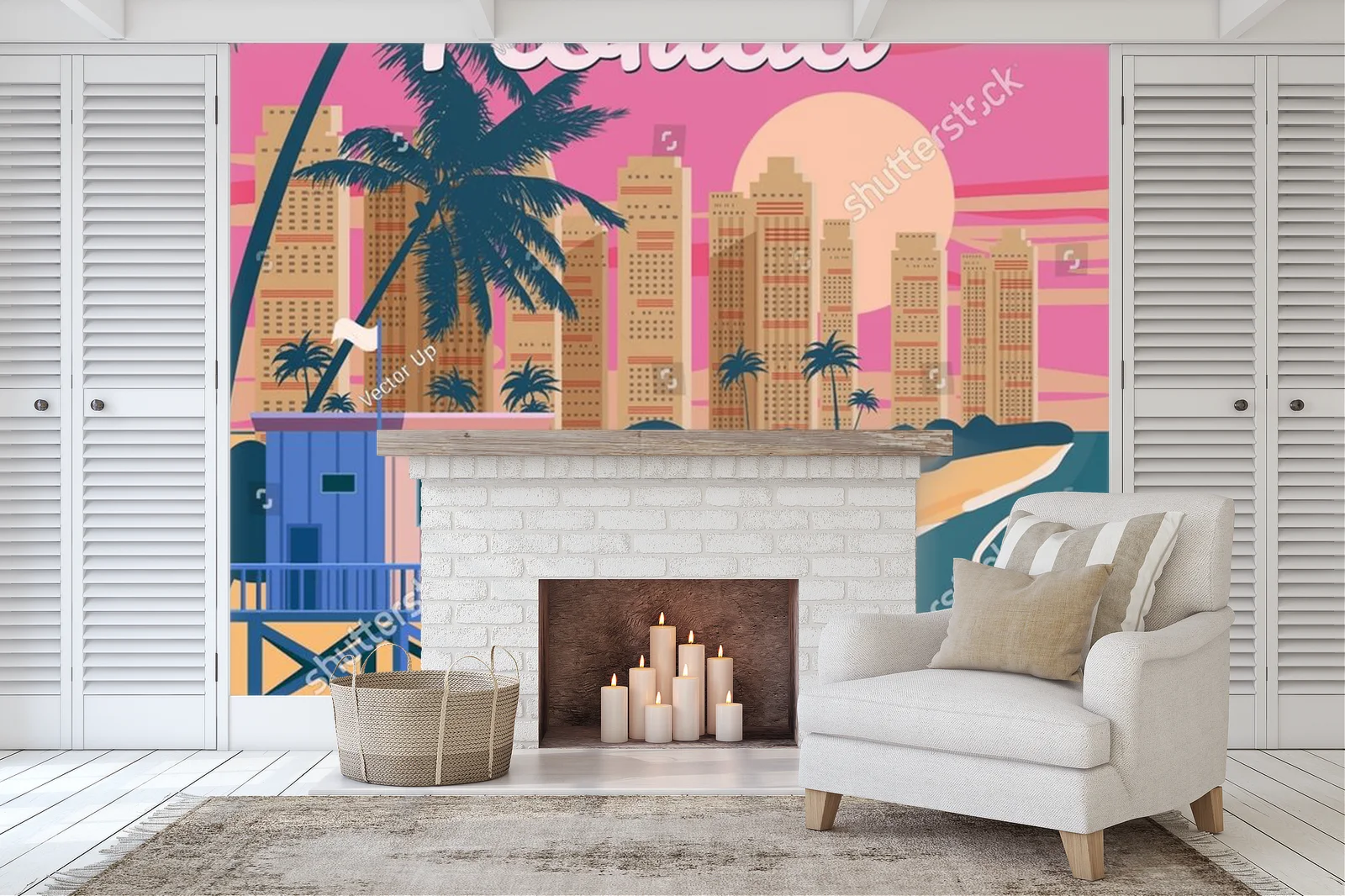 Retro raj w pastelowych odcieniach Miami