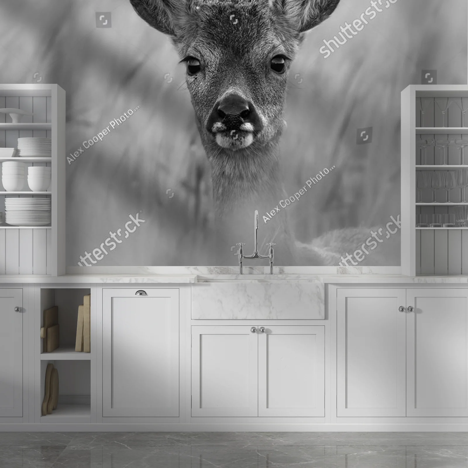 Urok leśnego stwora w monochromatycznej odsłonie